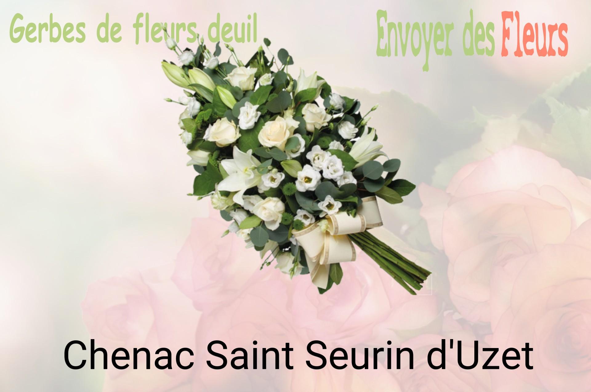 Gerbe de fleurs de deuil livrée à Chenac-Saint-Seurin-d'Uzet